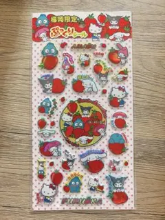 新品 福岡限定 ぷっくりシール サンリオキャラクター サンリオ シール 限定