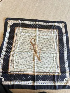 NOLLEY'S シルクスカーフ ネイビー