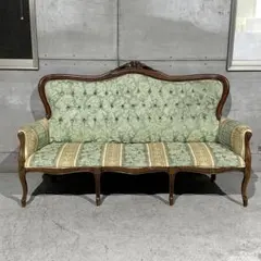 大塚家具購入 KENT-COURT British Traditional 英国調 3Pソファ クラシック 花柄 ブルー ファブリック 木脚 アンティーク調 輸入家具テイスト　【糸島市内 送料無料】112974-2-020 大塚家具 - 大塚家具 KENT-COURT 英国調 ソファ クラシック 112974-2の