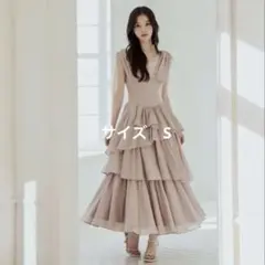 poláura ポローラ クリスタルプリーツティアードワンピース SS - メルカリ