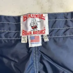 BIRDWELL ボードショーツ 34/32 ネイビー usa製　新品未使用品のサムネイル