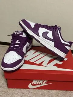 NIKE Dunk Low パープル/ホワイト 11
