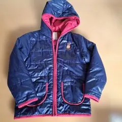 Tinkerbell 130サイズ 中綿コート ネイビー