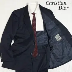 【美品】Christian Dior セットアップ　スーツ　裏地ロゴ総柄　L相当
