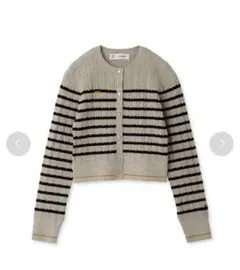 リリーブラウン ケーブルニット