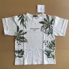 【新品未使用】BeBe DETENDU ボタニカル柄 Tシャツ 110cmのサムネイル