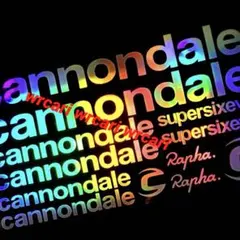 cannondale supersixevoフレームステッカー レインボーのサムネイル