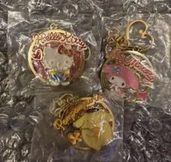 キラキラ透明メタルチャーム　 サンリオ マイメロ　キティ ポムポムプリン