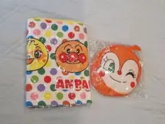 アンパンマンフード付きタオル&カバン
