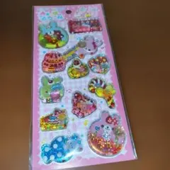 つ*ら様 【未開封】3D立体★ぷくぷくキラキラ★ウォーターシール