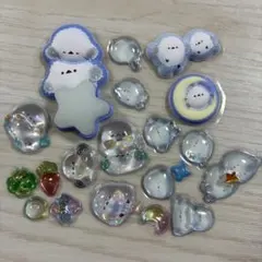 うるちゅる　ジュエルプチドロップ ピカプニシール　シマエナガ　おすそ分けシール