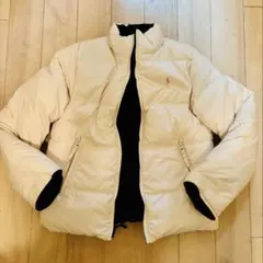 Ralph Lauren ラルフローレン　黒✖️白リバーシブル　ダウン150cm