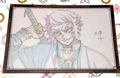 鬼滅の刃　ufotableダイニング おすそ分けポストカード　獪岳