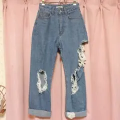 jouetie ジュエティ ダメージデニム