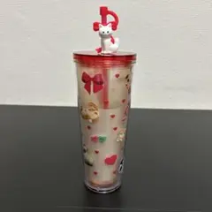 スタバ バレンタイン2026コールドカップタンブラーキャット710ml