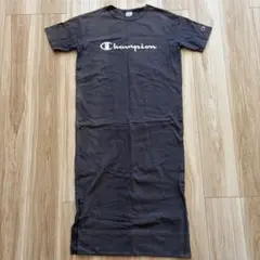 Champion チャンピオン 半袖 ロング丈 Tシャツ ワンピースのサムネイル