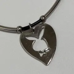 PLAYBOY ハート ネックレス ビンテージ 昭和レトロ 型抜きバニーのサムネイル