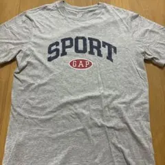 GAP SPORT ロゴプリント 半袖Tシャツ グレー　XS