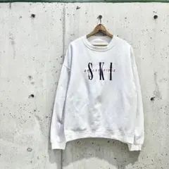 90s USA製 スウェット トレーナー 白 ホワイト MADE IN USA