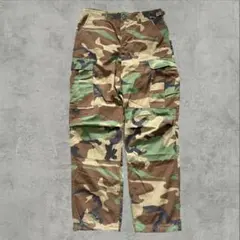 米軍実物】 BDU カーゴパンツ L-R ウッドランドカモ 90s 迷彩 - メルカリ