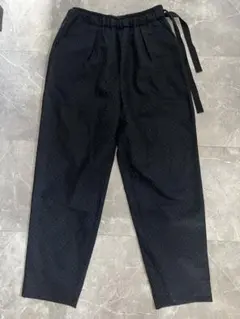 パオデロ　ドット柄 ブラック パンツ