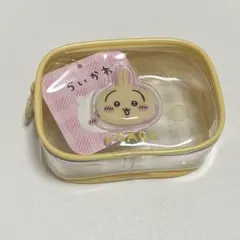 ちいかわ　ぷっくりクリアミニポーチ　うさぎ