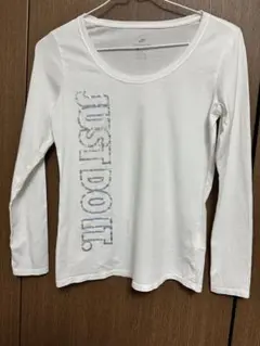NIKE レディースL 長袖Tシャツ JUST DO IT 白 IT.