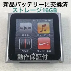 iPod nano 6世代 8GB 新品バッテリーに交換済 シルバー - メルカリ