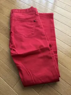 AZUL by moussy 赤色 パンツ　デニム　ジーンズ