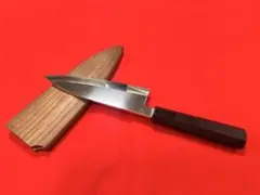 ステン本焼V金10号出刃包丁18cm右片鏡 面黒水牛黒檀八角柄 ステン本焼V金10号出刃包丁18cm右片鏡 面黒水牛黒檀八角柄 - メルカリ
