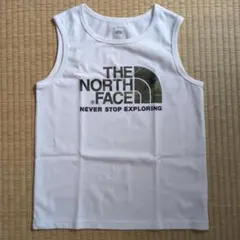 THE NORTH FACE ノースリーブ 150 カモフラ　白　タンクトップ