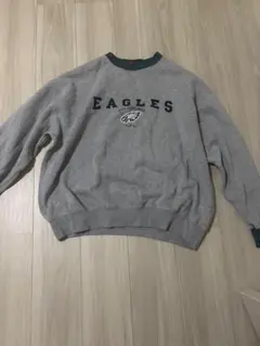 NFL フィラデルフィア・イーグルス スウェット XL グレー 刺繍ロゴ 古着