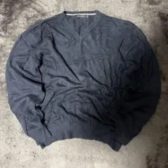 NAUTICA スウェット　ニット　vネック 古着　しわ有。