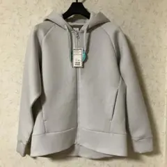 ダンボールニットフルジップパーカー　レディースXL