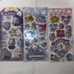 かおりつき ウォーターシール 3枚セット あわわちゃん ふぁみぃ