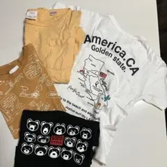 キッズ Tシャツ 4枚セット まとめ売り　100cmのサムネイル