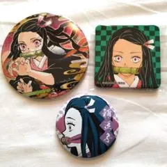鬼滅の刃　禰豆子　缶バッジ