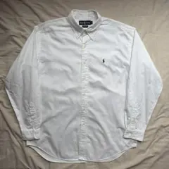 【90s】Ralph Lauren "BLAIRE" B/D 白シャツ ホワイトのサムネイル