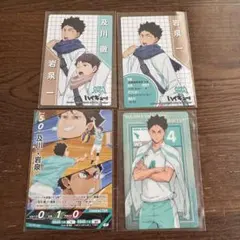 ハイキュー　青葉城西　及川徹　岩泉一　きゃらくたぶるカード　バボカ　セリア