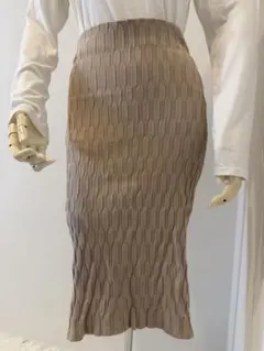 ZARA タイトスカート ベージュ S