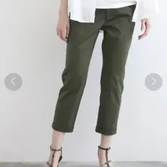 インディヴィ　ハイストレッチロールアップパンツのサムネイル