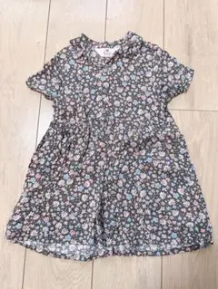 H&M 花柄 半袖ワンピース 100cm