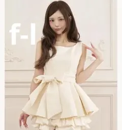 Darich ビッグリボンクラシックラインミニワンピース