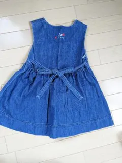 ファミリア　デニム　ジャンパースカート