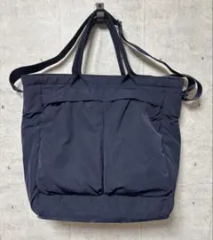 UNIQLO C 2WAYユーティリティバッグ　ネイビー