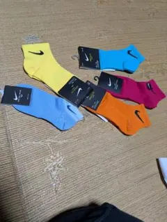 【新品未使用タグ付き】NIKE アンクルソックス 5色セット