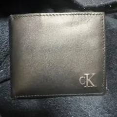 cK 二つ折り財布 黒