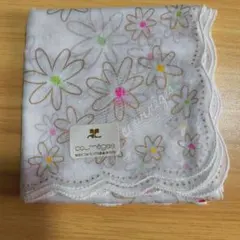 courrèges 花柄ハンカチ