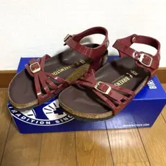 BIRKENSTOCK BALI/バリ ビルコフローパテント HEX ボルドー - メルカリ