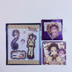 鬼滅の刃　胡蝶しのぶ　アクリルスタンド　アニマルクッキーバッジ　コースター